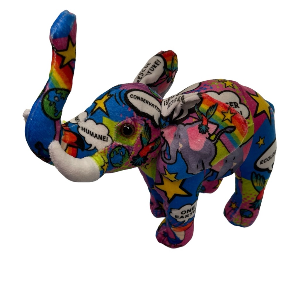 Wild republic message from the earth planet‎ elephant plush